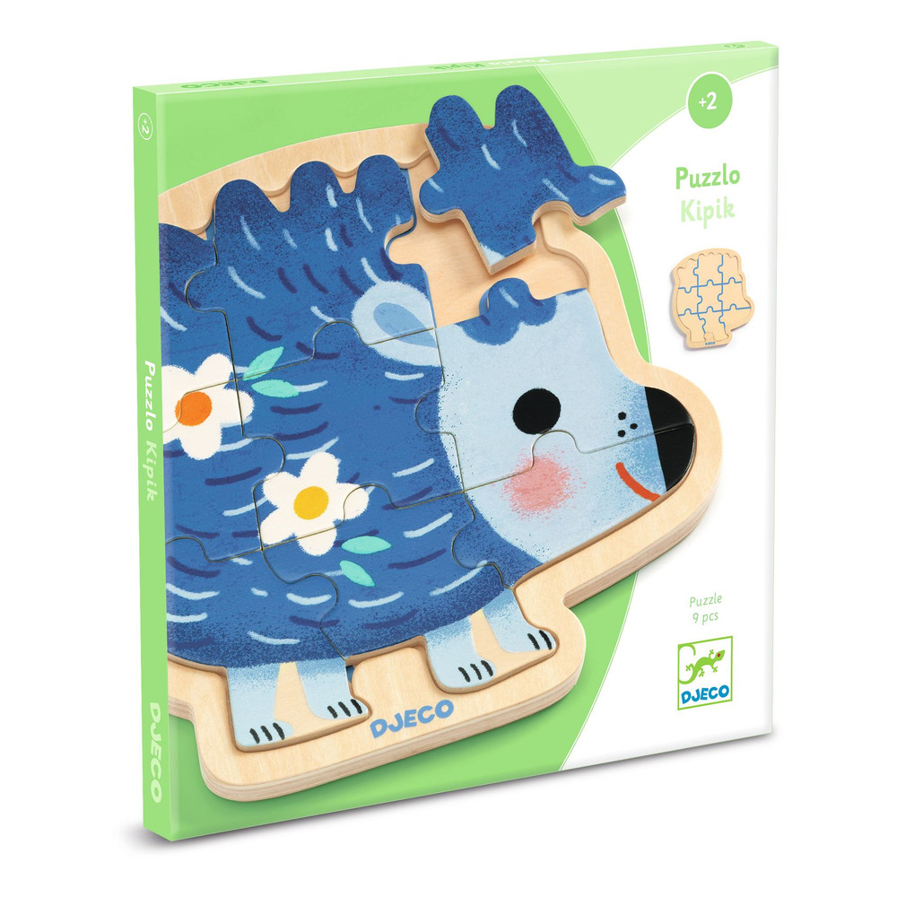 Djeco Fa puzzle – Süni, 9 db-os (Puzzlo Kipic)