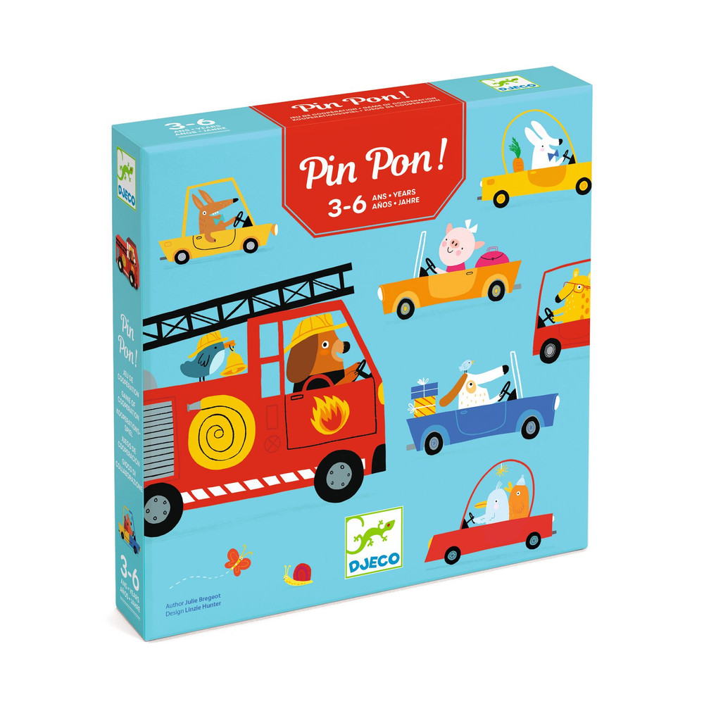 Djeco Társasjáték - Tűzoltás - PinPon! Djeco Társasjáték - Tűzoltás - PinPon!