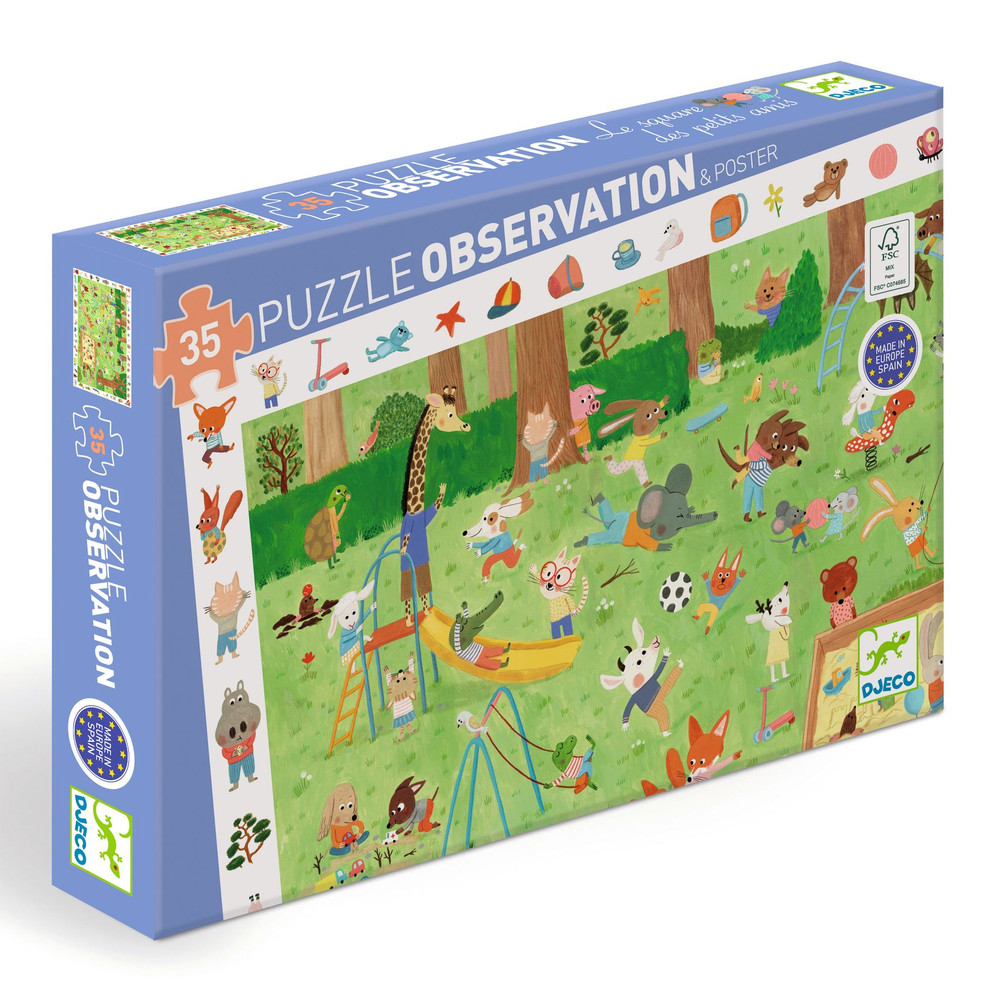 Megfigyeltető puzzle – Erdőben, 54 db-os – Observation Forest Megfigyeltető puzzle – Erdőben, 54 db-os – Observation Forest