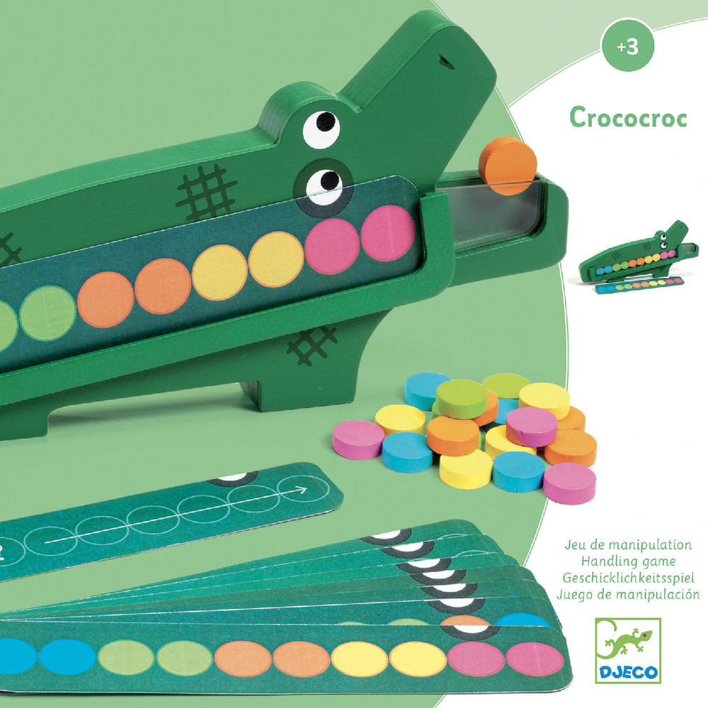 Djeco memóriajáték - Színre szín kroki - Crococroc