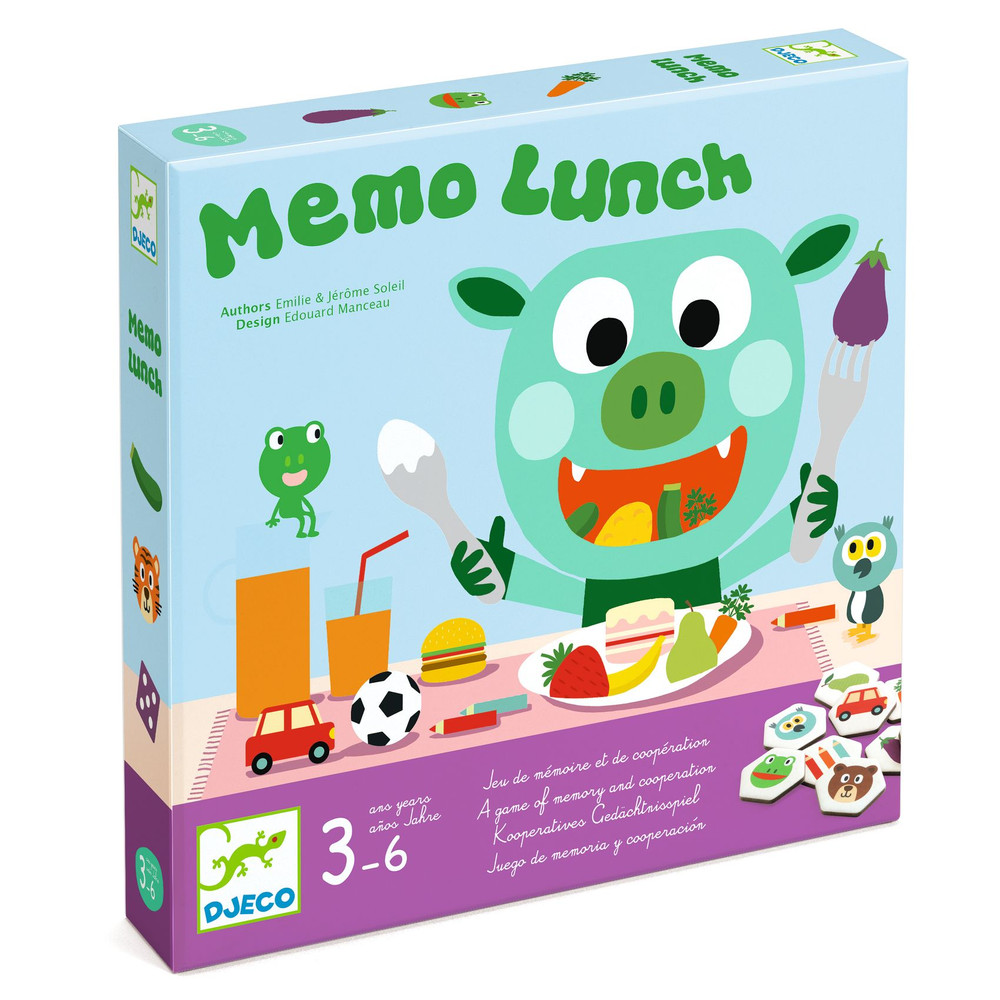 Djeco Memo Lunch – Memória vacsora társasjáték (3–6 év)