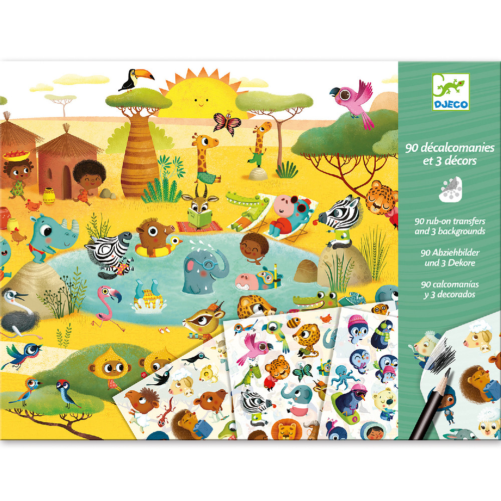 Djeco Satírozó képkészítés – Tájak (Savannah, Desert, and North Pole: Time for Fun!) Djeco Satírozó képkészítés – Tájak (Savannah, Desert, and North Pole: Time for Fun!)