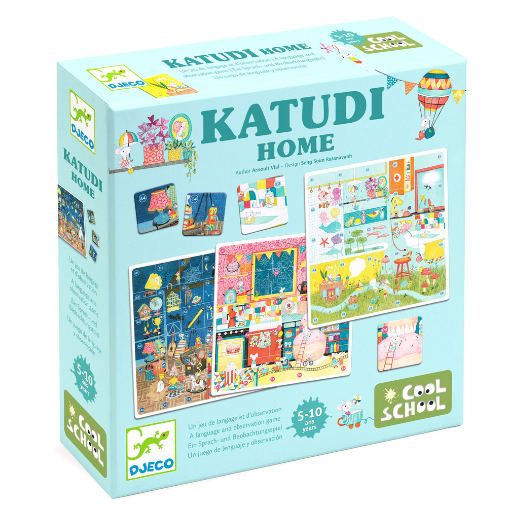 Djeco Társasjáték - Fedél alatt - Katudi Home Djeco Társasjáték - Fedél alatt - Katudi Home