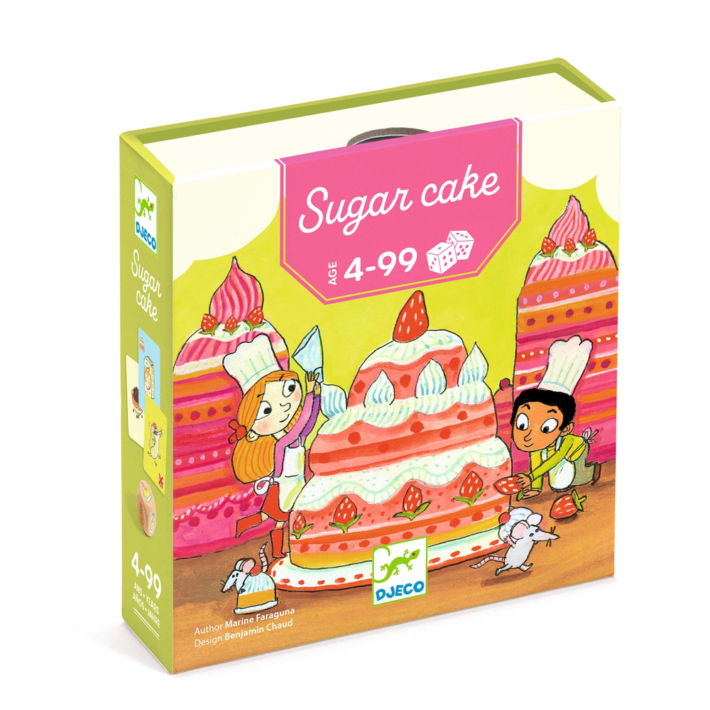 Djeco Társasjáték - Kockacukor - Sugarcake Djeco Társasjáték - Kockacukor - Sugarcake