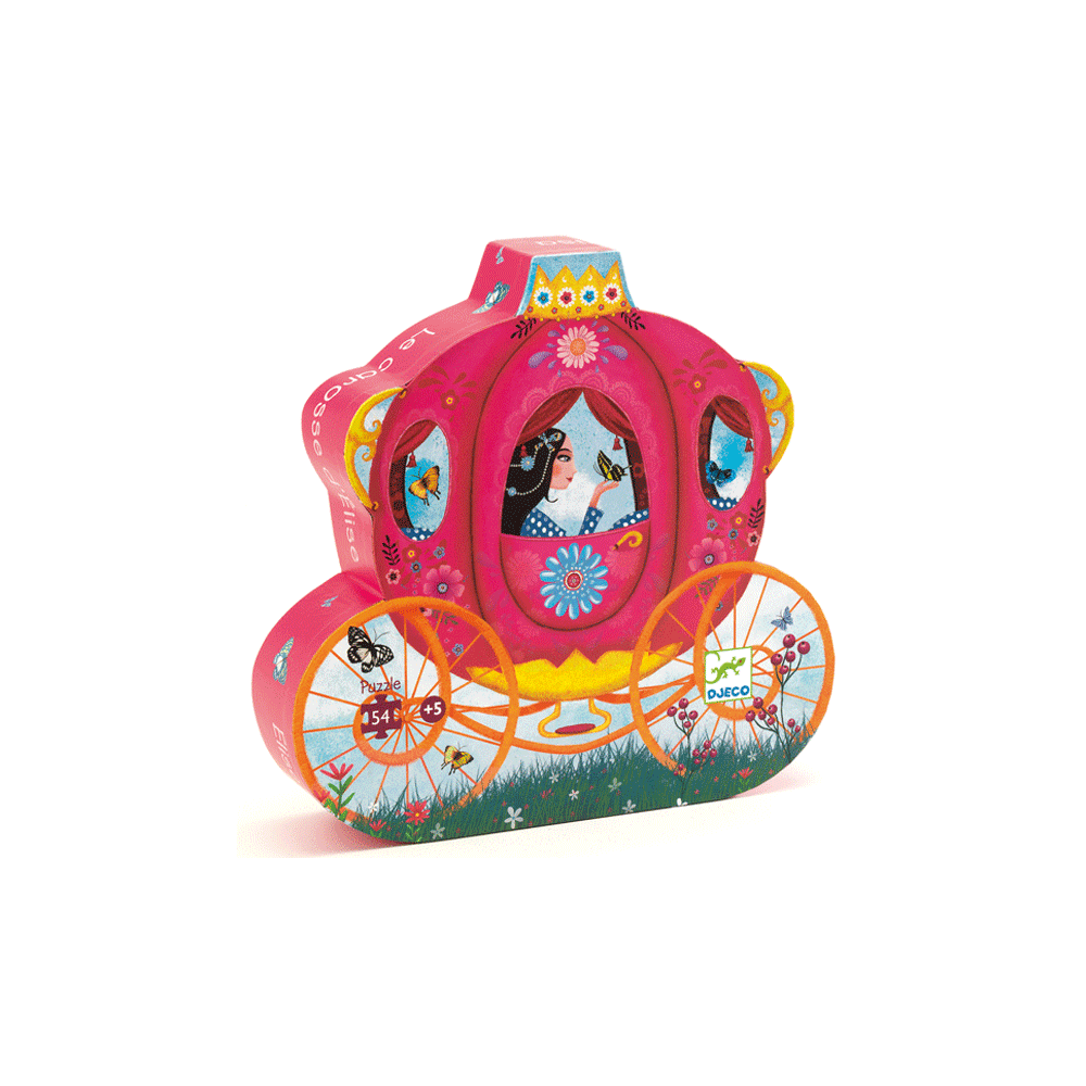 Djeco Formadobozos puzzle Elise hintója Djeco Formadobozos puzzle Elise hintója