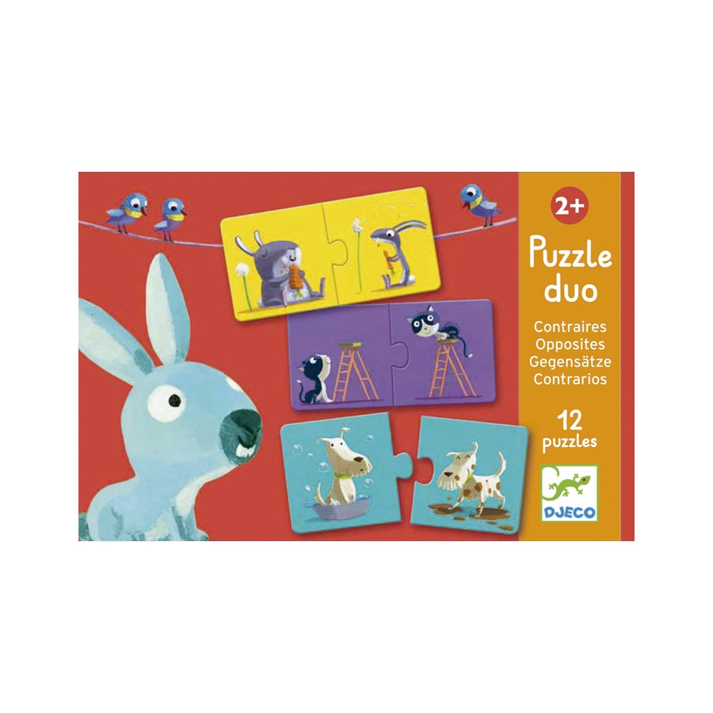 Párosító puzzle - Ellentétek, 24 db-os - Opposites Párosító puzzle - Ellentétek, 24 db-os - Opposites