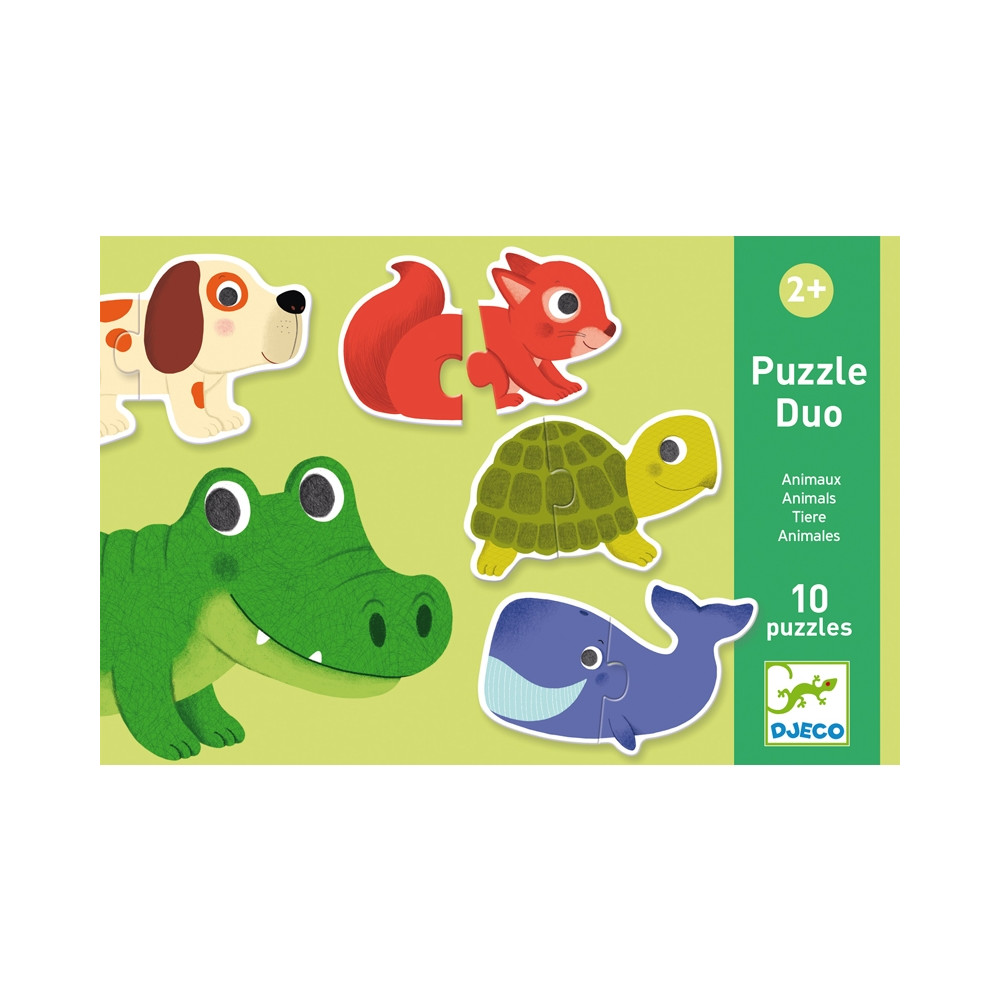 Djeco párosító puzzle állatok