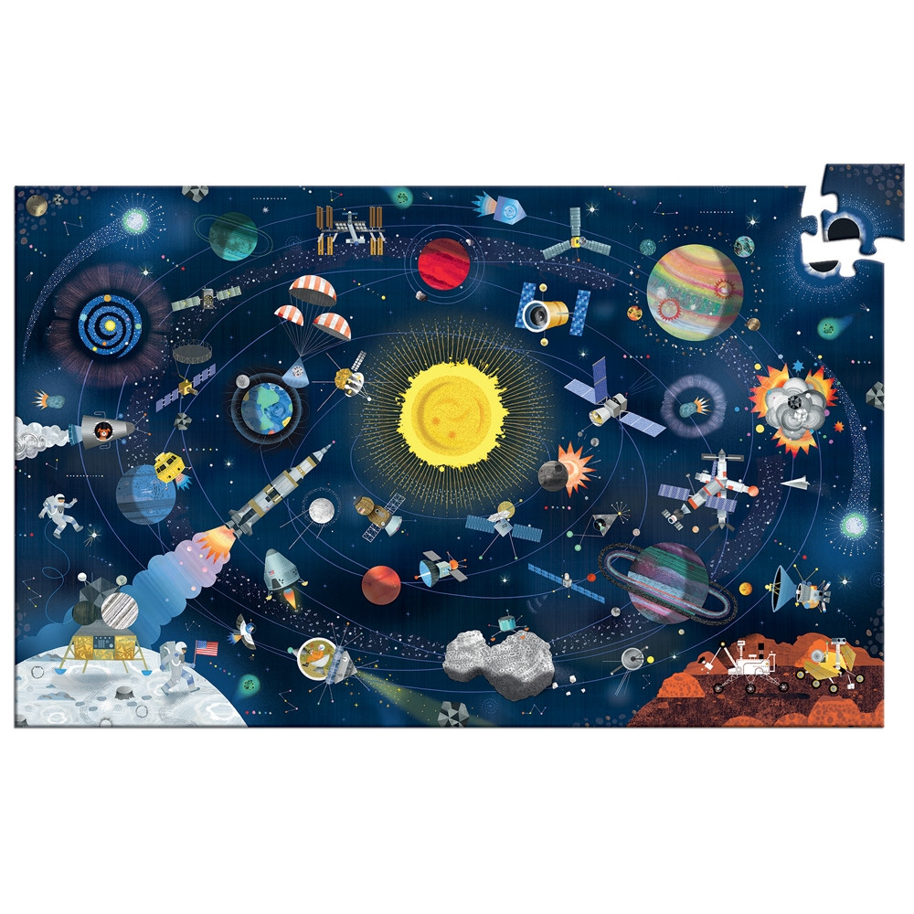 Djeco megfigyeltető puzzle a világűr 200 db Djeco megfigyeltető puzzle a világűr 200 db