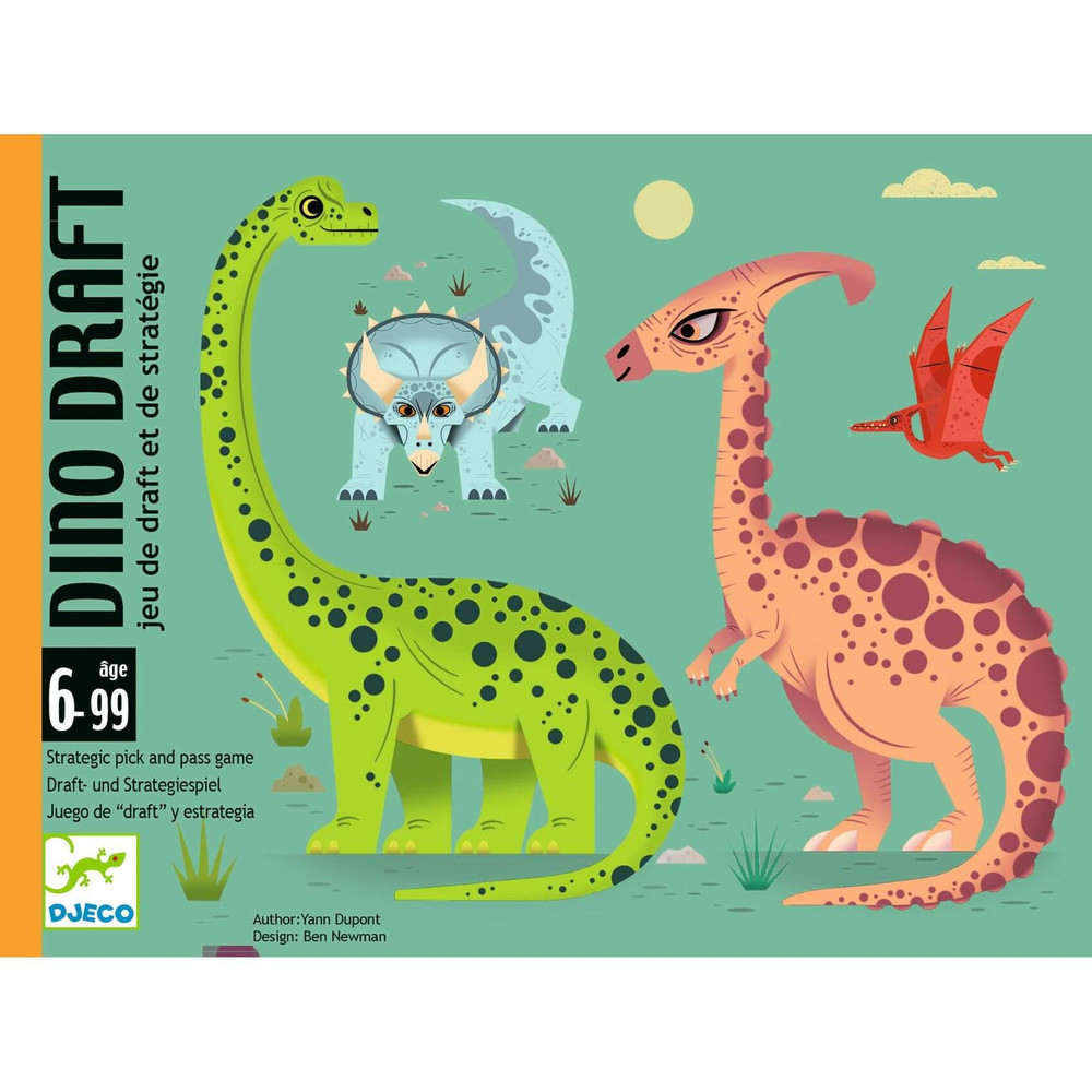 Djeco kártyajáték - Dino Draft - Dínók nyomában Djeco kártyajáték - Dino Draft - Dínók nyomában