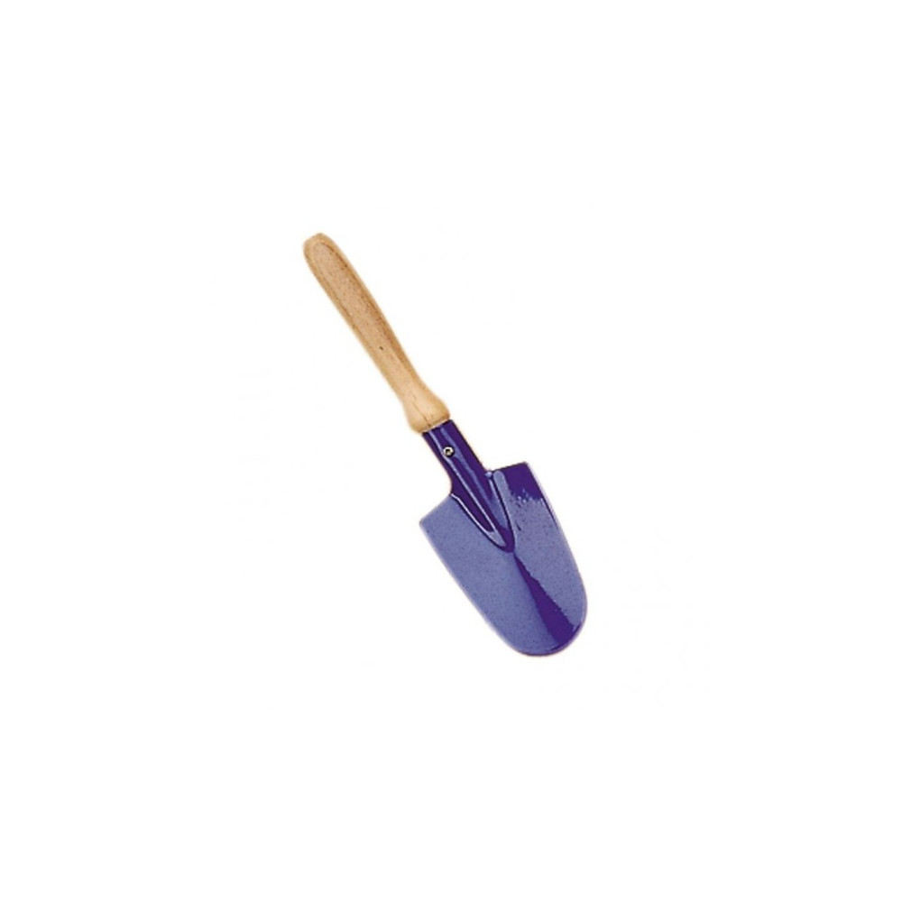 Glückskäfer fémlapát 22 cm - kerek, kék
