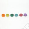 Kép 2/2 - Grapat gyűrűk különleges színek 18 db