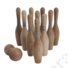 Kép 1/4 - wooden-story-natur-bowling-szett fa bowling készlet  fa bowling szett fa golyók