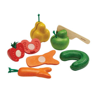 Plan Toys szeletelhető zöldség és gyümölcs szett