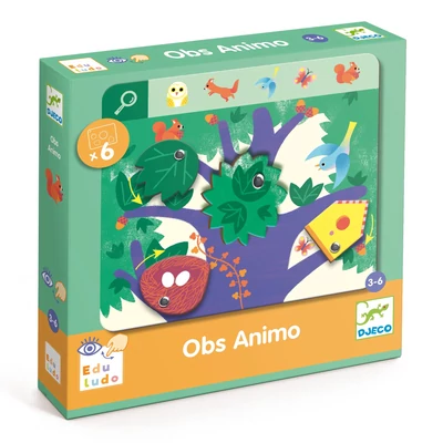 djeco_Keress és pörgess, Állatok - Eduludo Obs Animo