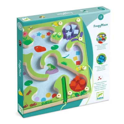 djeco frogy maze magneses labirintus