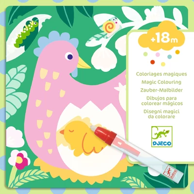 djeco vízzel színező kukucs