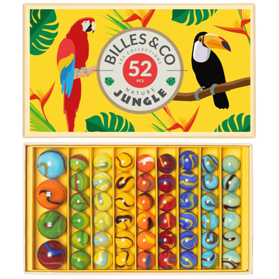 billes-and-co-uveggolyo-keszlet-jungle