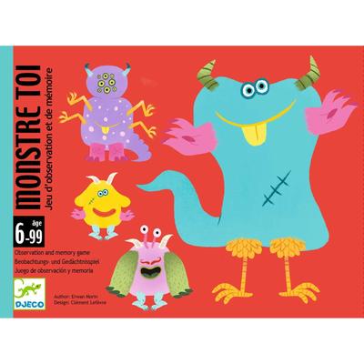 Djeco memória játék - Monstre toi - Szörnyeim