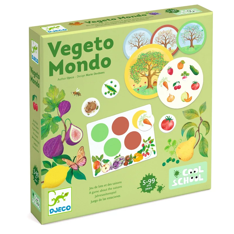 Djeco Képes lottó - Évszakok - Vegeto Mondo