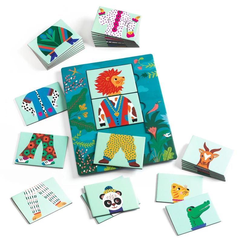 Djeco Állatdivat Mix &amp; Match Modanimo fejlesztő játék