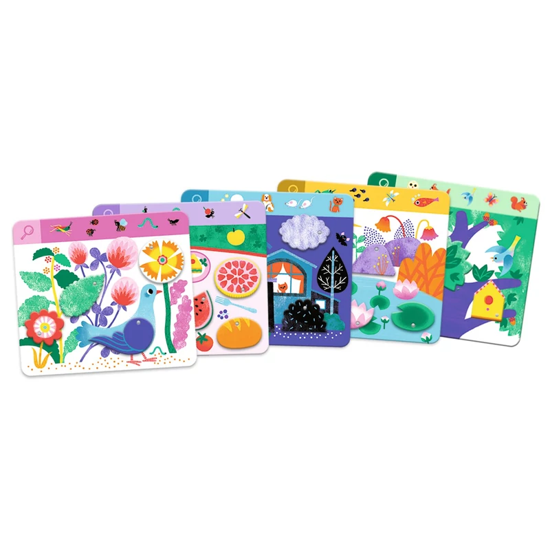 Djeco Eduludo Obs Animo – Pörgess és keress Állatok játék