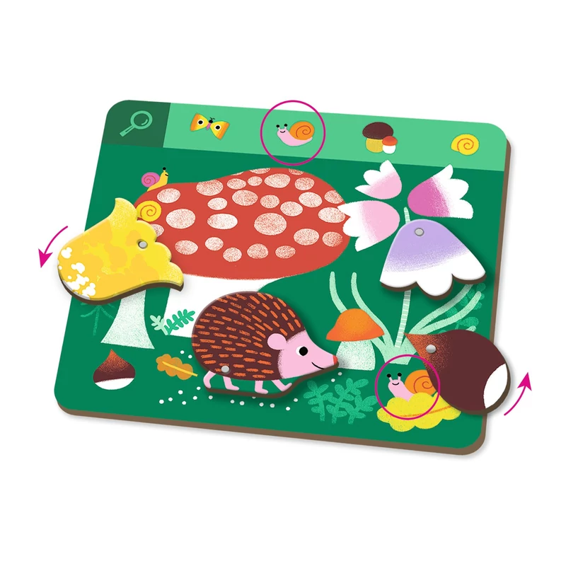 Djeco Eduludo megfigyelő játék hároméveseknek