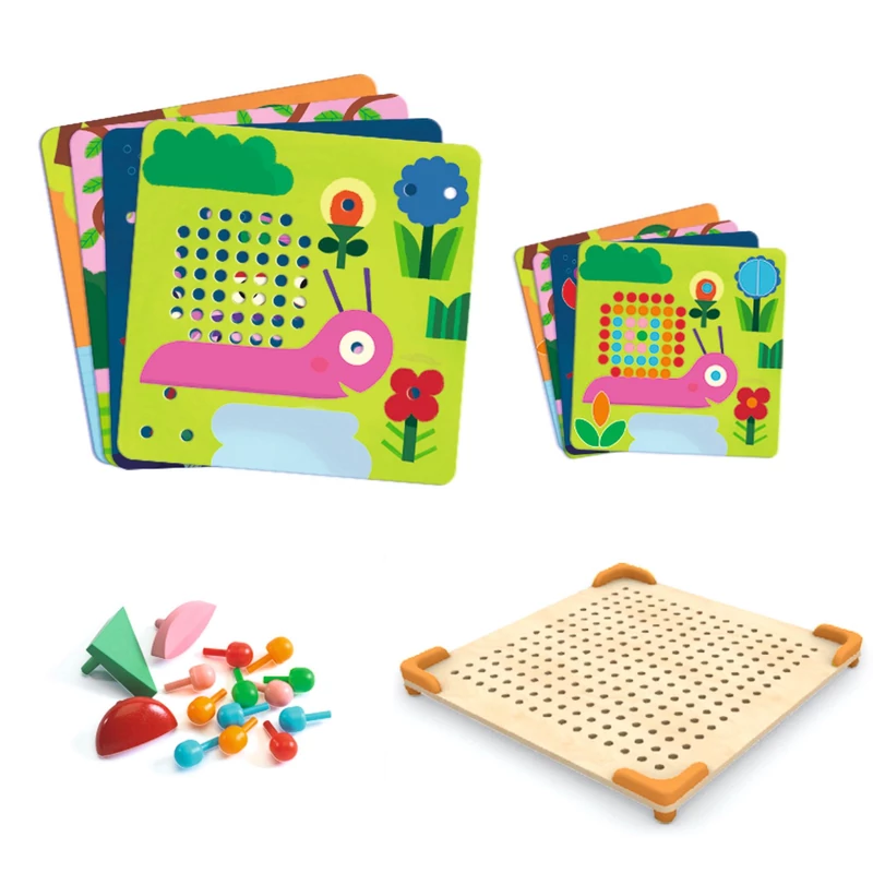 Eduludo Mosaico Mini Animo mozaik játék 4 éves kortól – Djeco