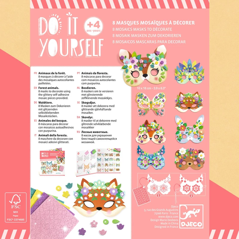 Készítsd magad! - Állati álarcok, erdei állatok - Forest animals doboz