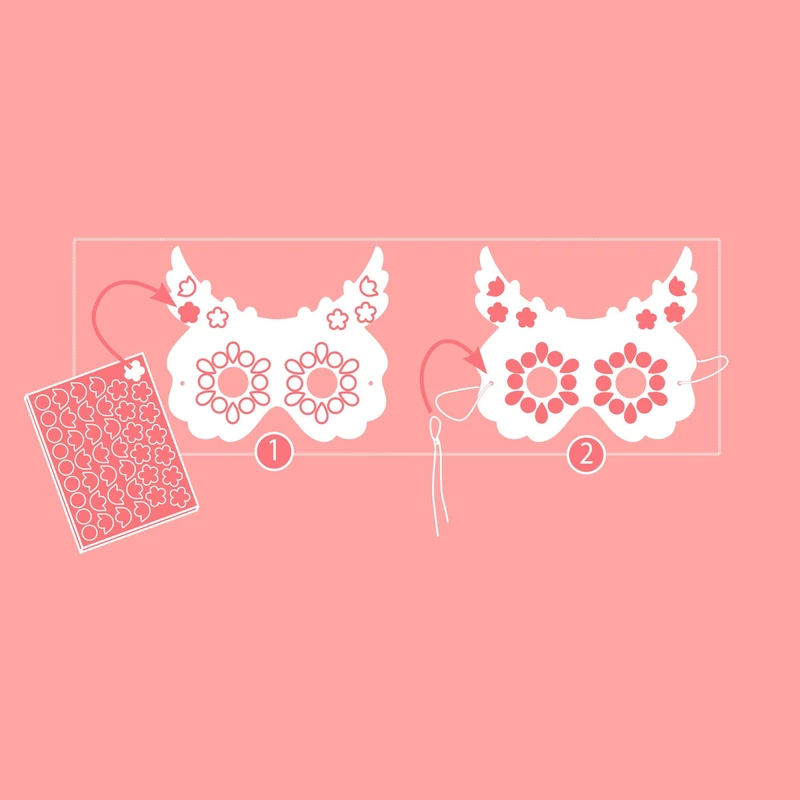 Kreatív állatos álarc készítő játék gyerekeknek