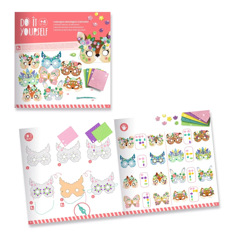 Készítsd magad! - Állati álarcok, erdei állatok - Forest animals füzet