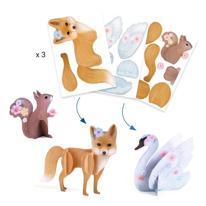 Kreatív műhely - 6 technika 1 dobozban - Bájos bolyhos 