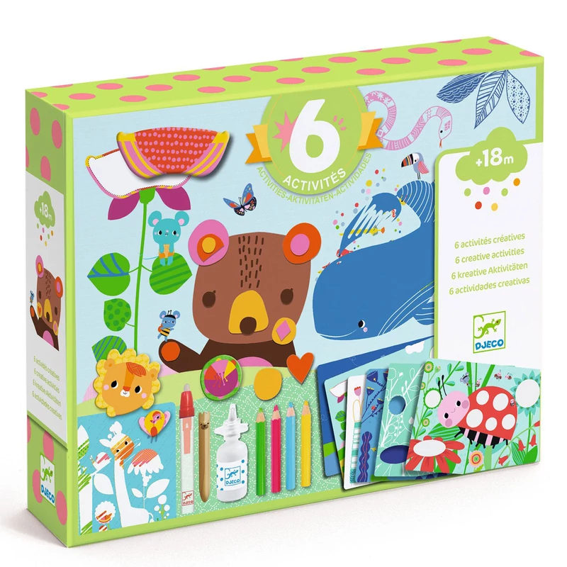 Kreatív műhely - 6 technika 1 dobozban - Egér és barátai