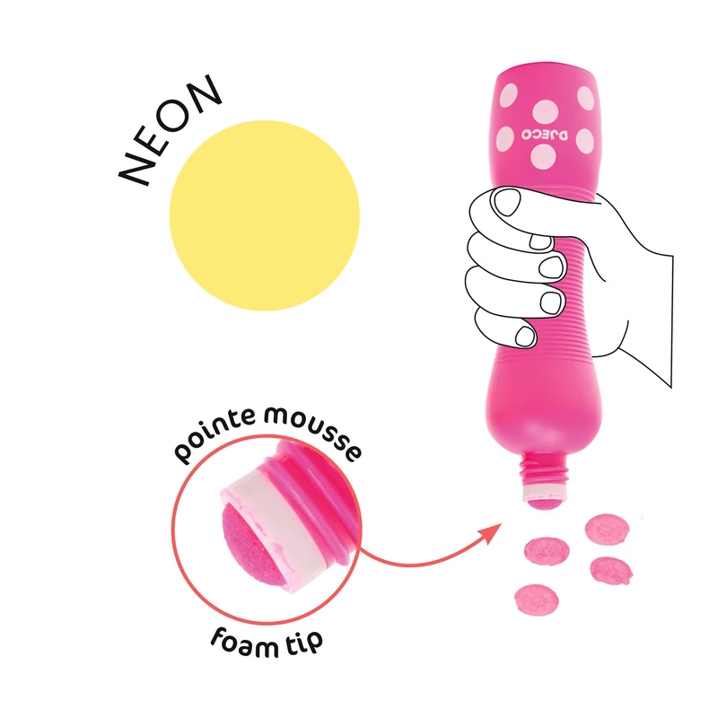 Djeco pontozó színezés