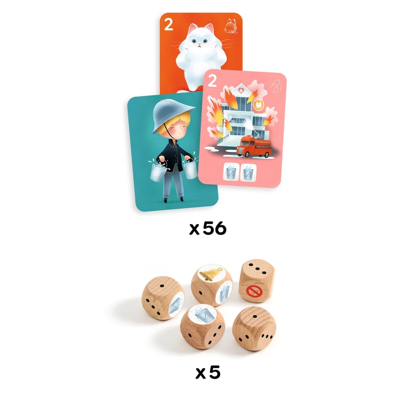 Djeco Pets Rescue dobókockás kártyajáték 