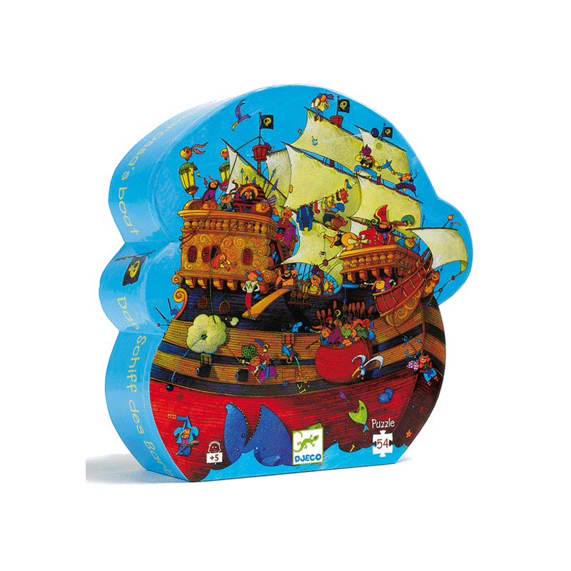 djeco puzzle barbarossa hajoja