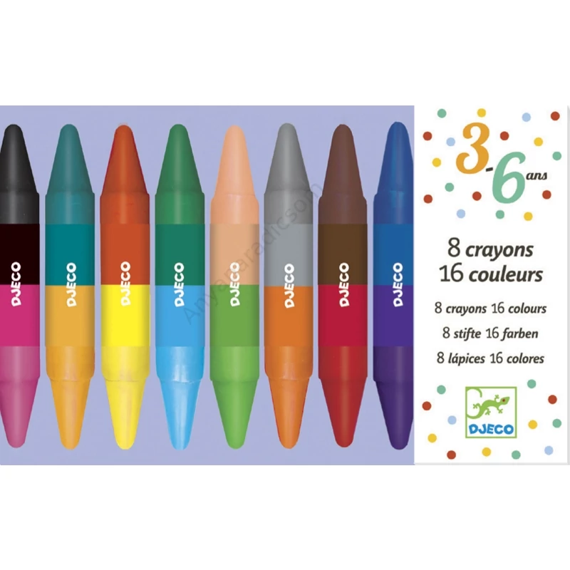 Djeco duplavégű zsírkréta