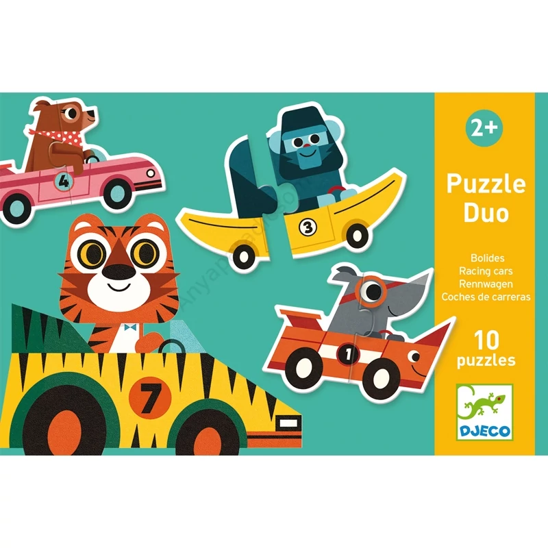 djeco parosito puzzle autok