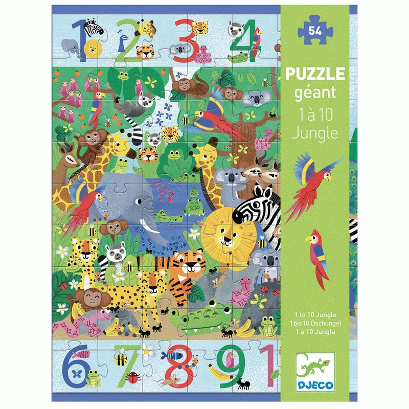 djeco megfigyelteto puzzle a dzsungelben