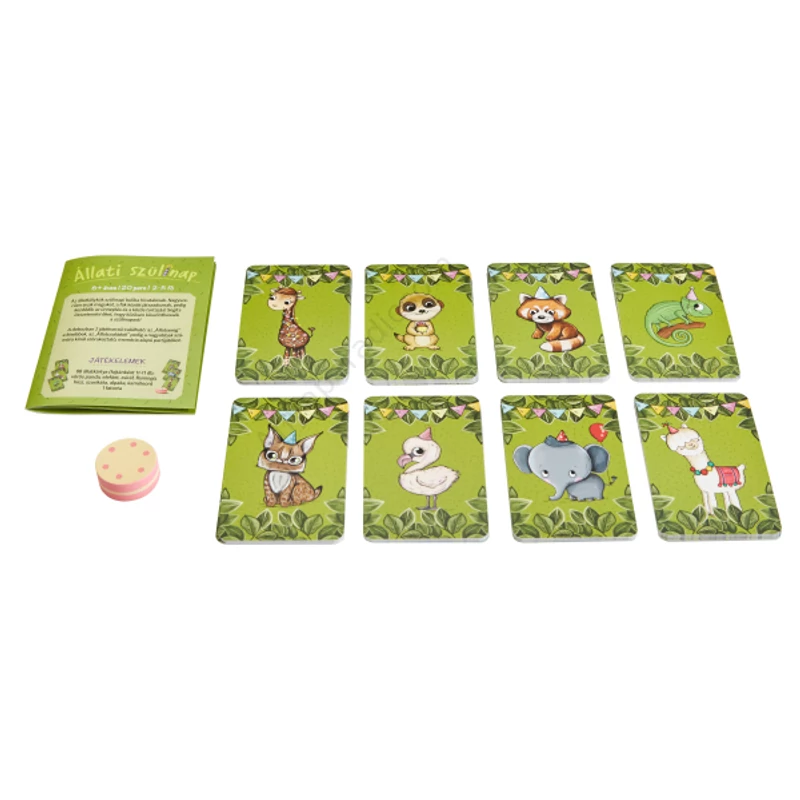 Pagony társasjáték - Állati szülinap játék tartalom