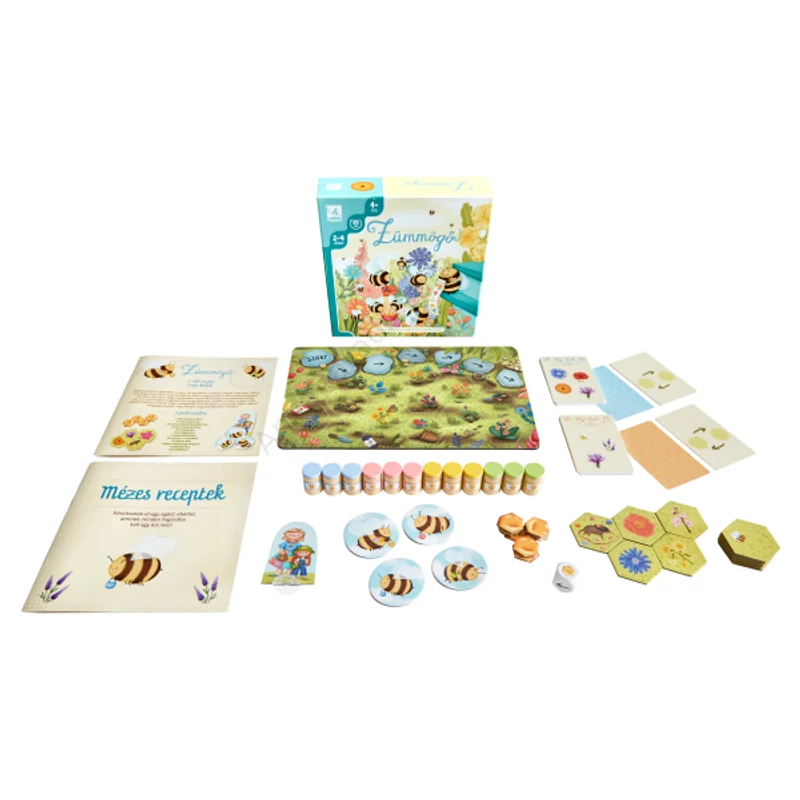 Pagony társasjáték Zümmögő játék tartalma