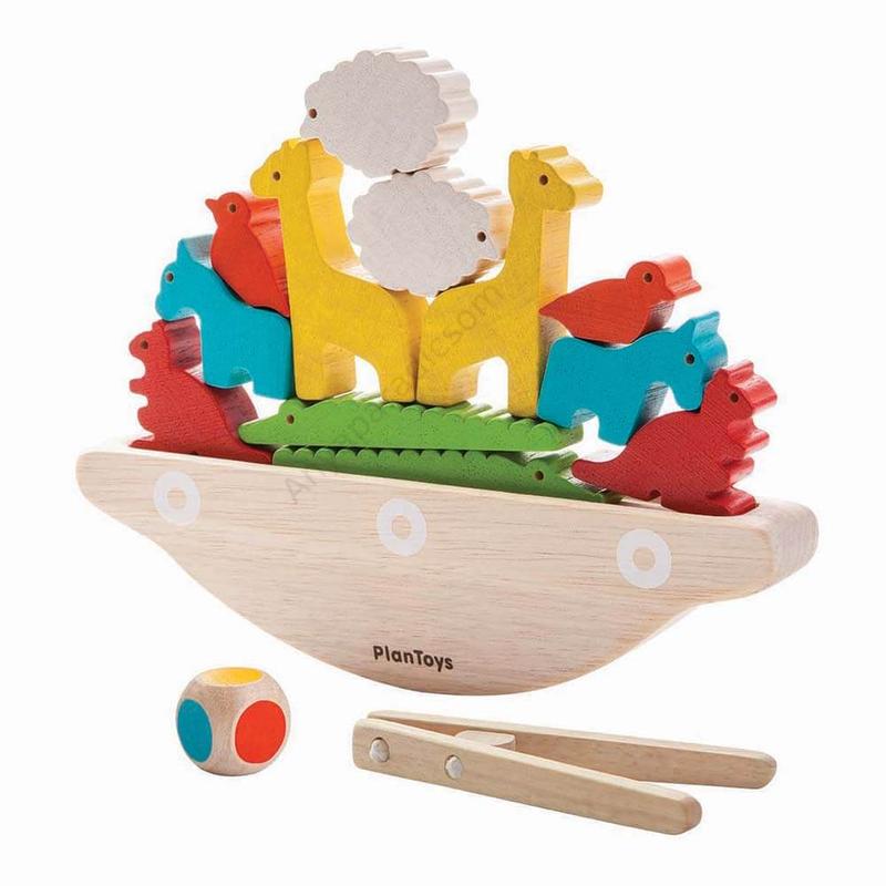 plantoys egyensulyozo hajo ügyességi játékok