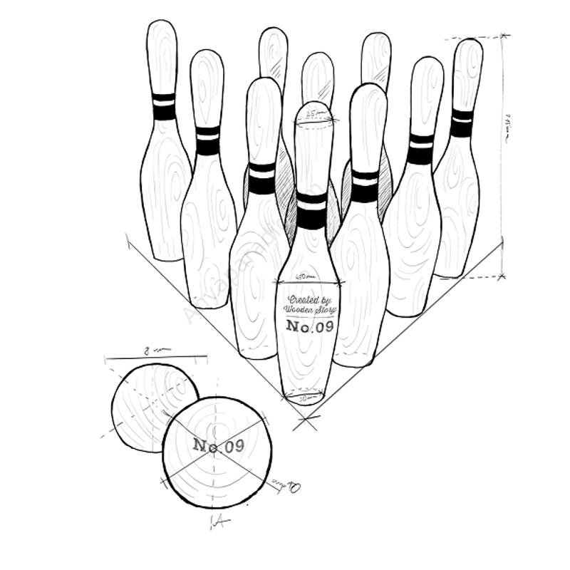 wooden-story-natur-bowling-szett