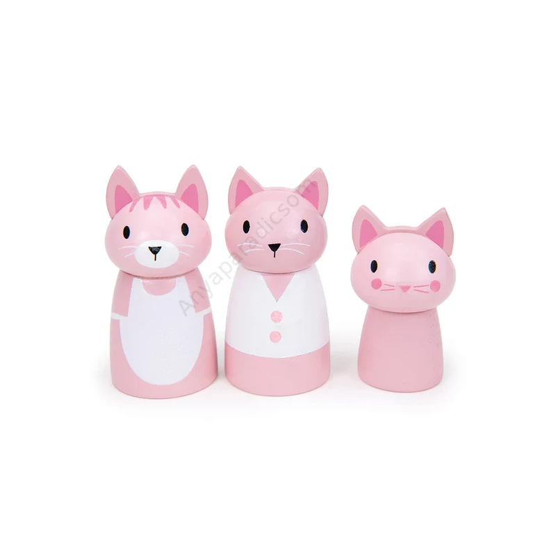 Tender Leaf fa kisautó tejbárral –  3 cicafigura